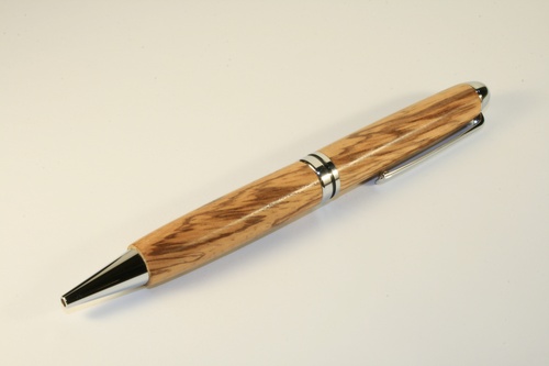 Classic pen in zebrano with chrome finish