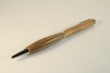 Slimline pen in stained birch with chrome finish