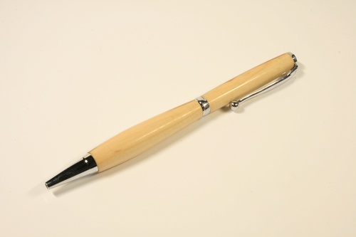 Slimline pen in apple with chrome finish