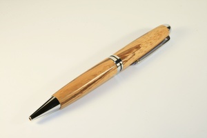 Classic pen in zebrano with chrome finish