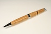 Classic pen in oak with chrome finish and aspen & sapele inlay